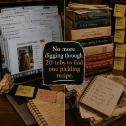 Alternative view of "I finally found recipes and instructions that felt like they came from my grandmother's kitchen, not another collection skimming the surface. I can already tell this is going to be the first place I check every canning season." — Sarah